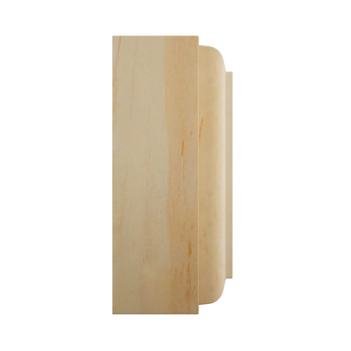 Ekena Millwork 2 1/2"W x 2 1/2"H x 7/8"P Americraft Solid Hardwood Stain Grade Standard Smooth Rosette with Decorative Edge - Image 64