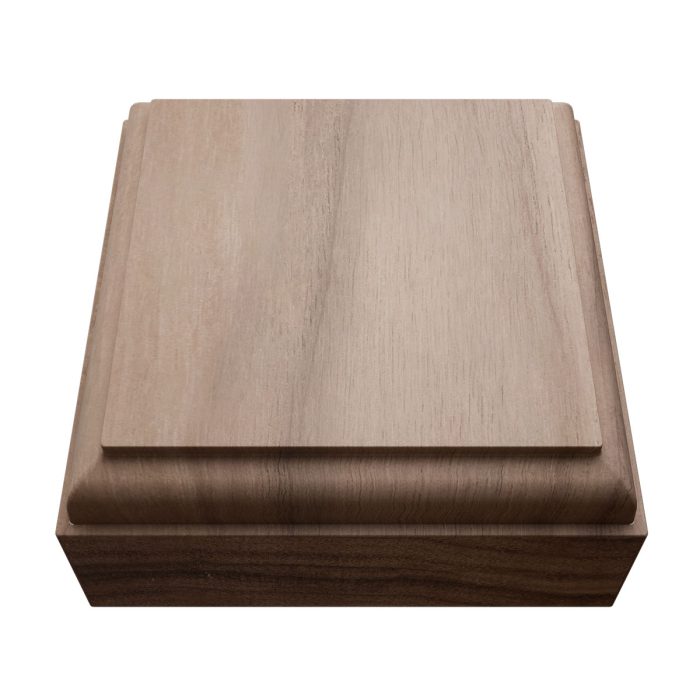 Ekena Millwork 2 1/2"W x 2 1/2"H x 7/8"P Americraft Solid Hardwood Stain Grade Standard Smooth Rosette with Decorative Edge - Image 76