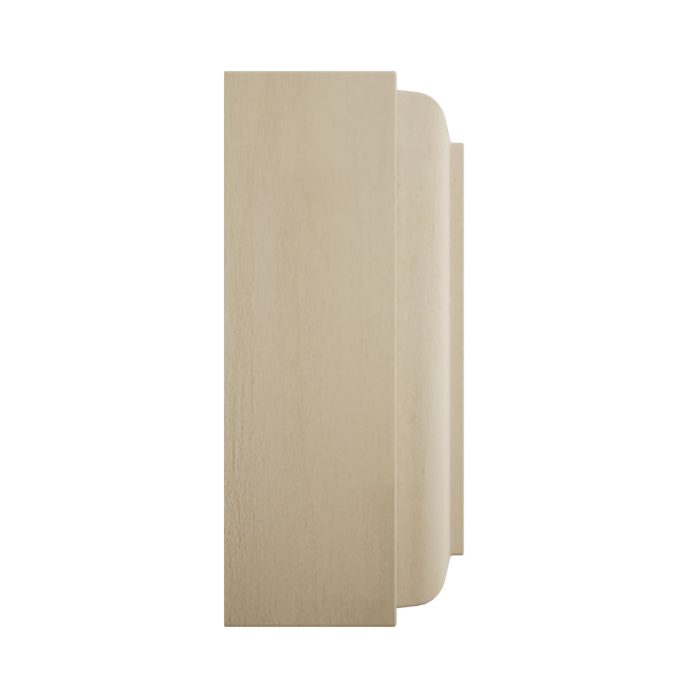 Ekena Millwork 2 1/2"W x 2 1/2"H x 7/8"P Americraft Solid Hardwood Stain Grade Standard Smooth Rosette with Decorative Edge - Image 84