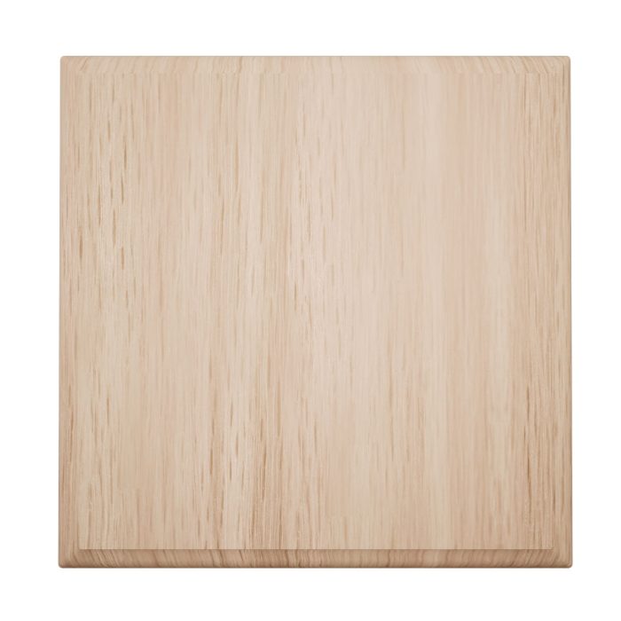 Americraft ROSSD3 Solid Stain Grade Smooth Rosette Decorative Edge