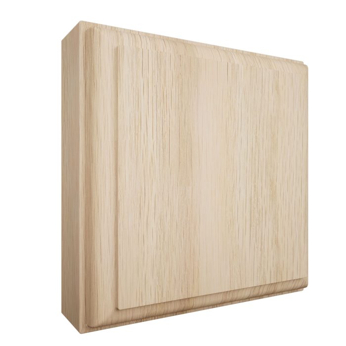 Ekena Millwork 3 1/2"W x 3 1/2"H x 7/8"P Americraft Solid Hardwood Stain Grade Standard Smooth Rosette with Decorative Edge - Image 23