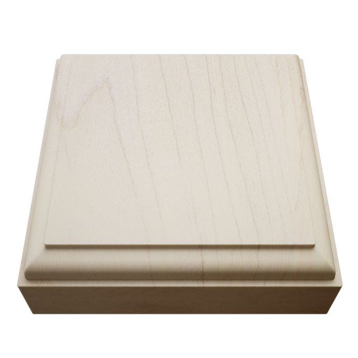 Ekena Millwork 3 1/2"W x 3 1/2"H x 7/8"P Americraft Solid Hardwood Stain Grade Standard Smooth Rosette with Decorative Edge - Image 36