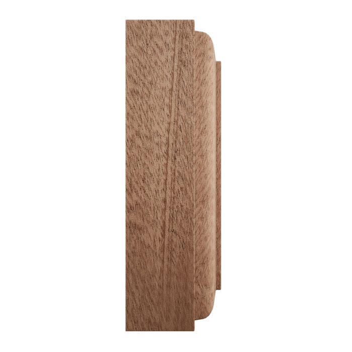 Ekena Millwork 3 1/2"W x 3 1/2"H x 7/8"P Americraft Solid Hardwood Stain Grade Standard Smooth Rosette with Decorative Edge - Image 54