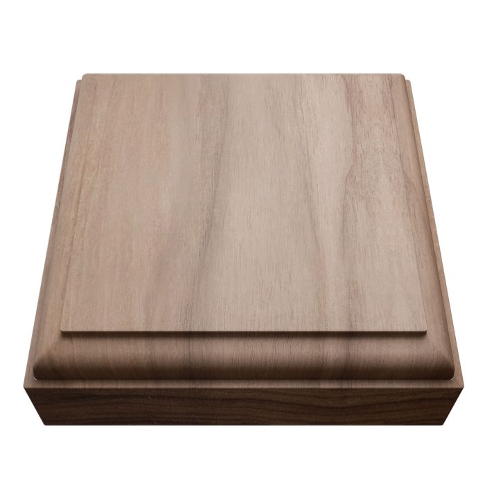 Ekena Millwork 3 1/2"W x 3 1/2"H x 7/8"P Americraft Solid Hardwood Stain Grade Standard Smooth Rosette with Decorative Edge - Image 76