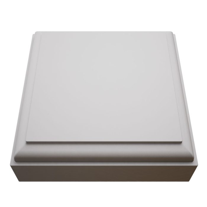 Ekena Millwork 3 1/2"W x 3 1/2"H x 7/8"P Americraft Solid Hardwood Stain Grade Standard Smooth Rosette with Decorative Edge - Image 94