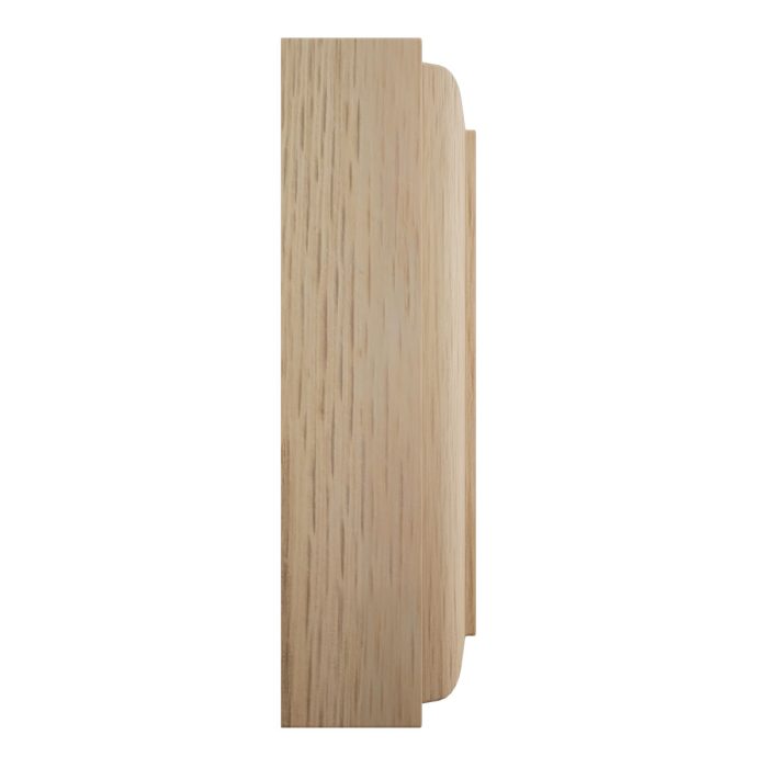 Ekena Millwork 3 3/4"W x 3 3/4"H x 1 1/8"P Americraft Solid Hardwood Stain Grade Standard Smooth Rosette with Decorative Edge - Image 24