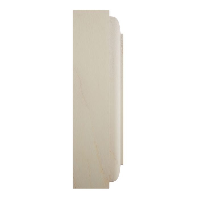 Ekena Millwork 3 3/4"W x 3 3/4"H x 1 1/8"P Americraft Solid Hardwood Stain Grade Standard Smooth Rosette with Decorative Edge - Image 34