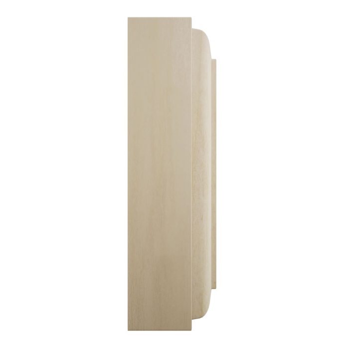 Ekena Millwork 3 3/4"W x 3 3/4"H x 1 1/8"P Americraft Solid Hardwood Stain Grade Standard Smooth Rosette with Decorative Edge - Image 84