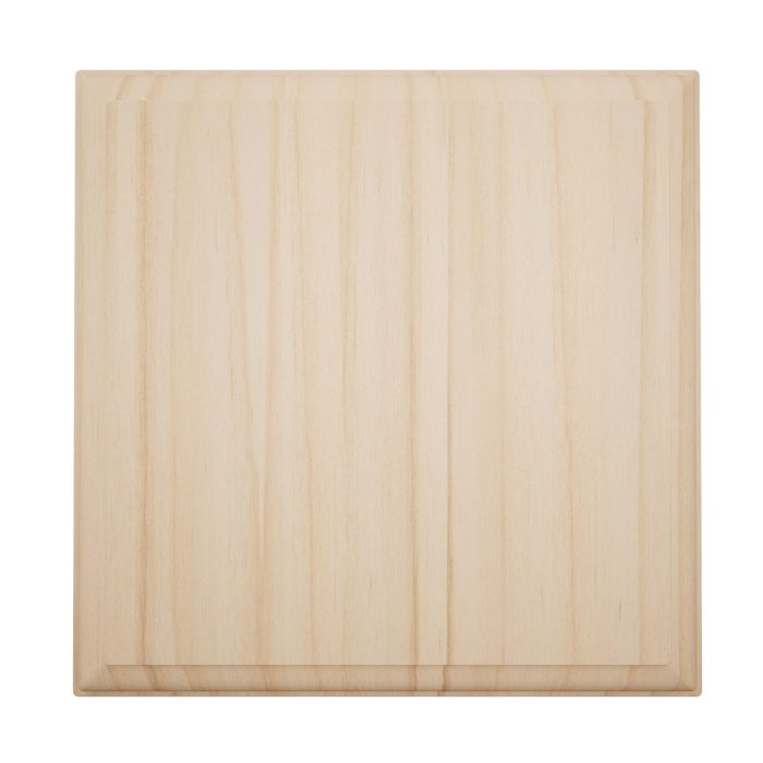 Ekena Millwork 4 1/2"W x 4 1/2"H x 1 1/8"P Americraft Solid Hardwood Stain Grade Standard Smooth Rosette with Decorative Edge - Image 2