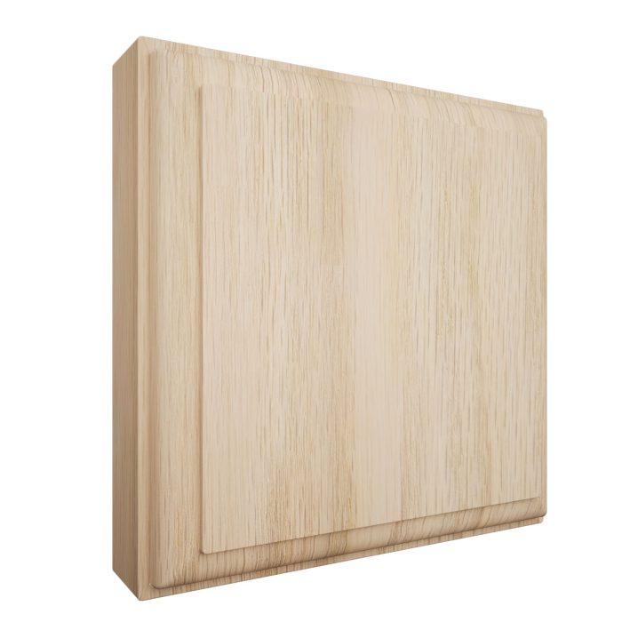 Ekena Millwork 4 1/2"W x 4 1/2"H x 1 1/8"P Americraft Solid Hardwood Stain Grade Standard Smooth Rosette with Decorative Edge - Image 23