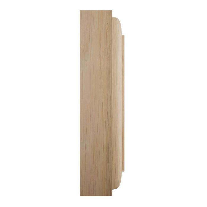 Ekena Millwork 4 1/2"W x 4 1/2"H x 1 1/8"P Americraft Solid Hardwood Stain Grade Standard Smooth Rosette with Decorative Edge - Image 24