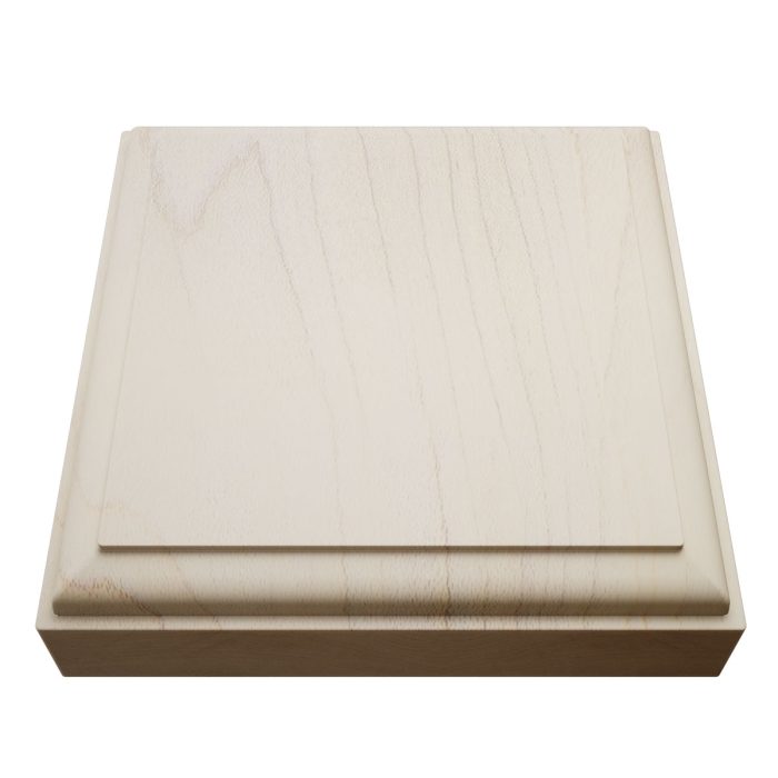 Ekena Millwork 4 1/2"W x 4 1/2"H x 1 1/8"P Americraft Solid Hardwood Stain Grade Standard Smooth Rosette with Decorative Edge - Image 36