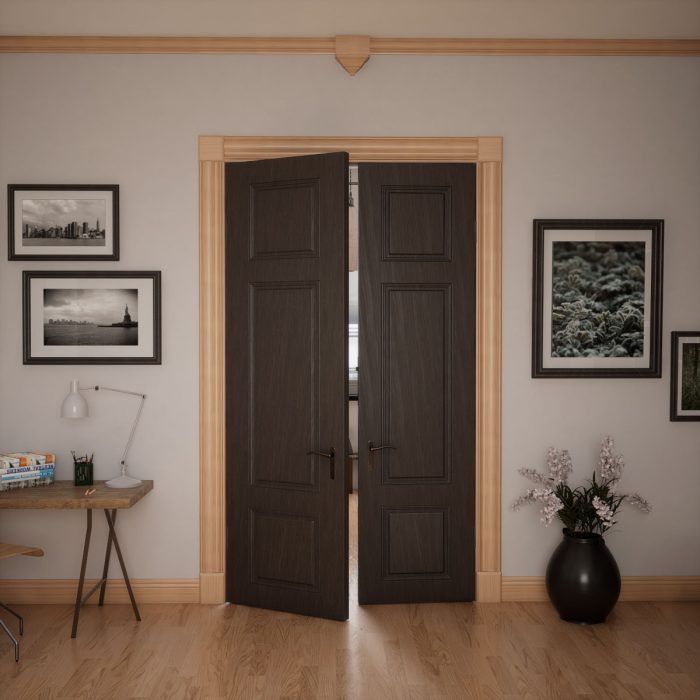 Ekena Millwork 5 1/2"W x 5 1/2"H x 1 1/8"P Americraft Solid Hardwood Stain Grade Standard Smooth Rosette with Decorative Edge - Image 9