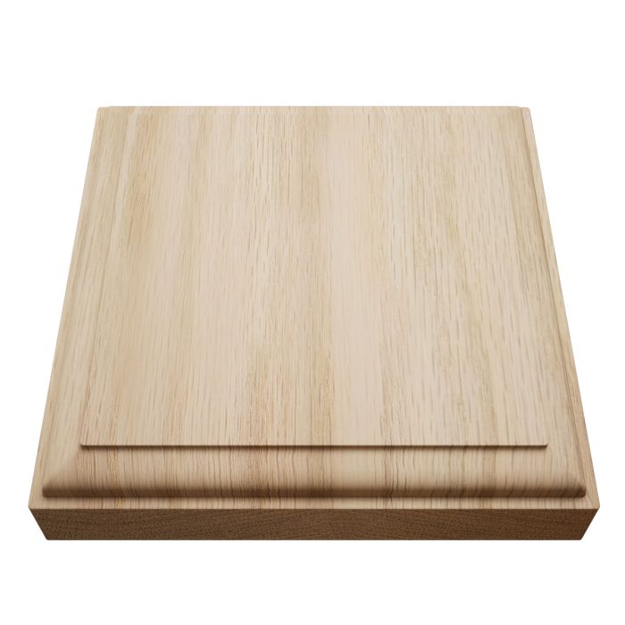 Ekena Millwork 5 1/2"W x 5 1/2"H x 1 1/8"P Americraft Solid Hardwood Stain Grade Standard Smooth Rosette with Decorative Edge - Image 26