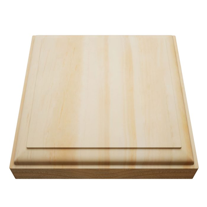 Ekena Millwork 5 1/2"W x 5 1/2"H x 1 1/8"P Americraft Solid Hardwood Stain Grade Standard Smooth Rosette with Decorative Edge - Image 65