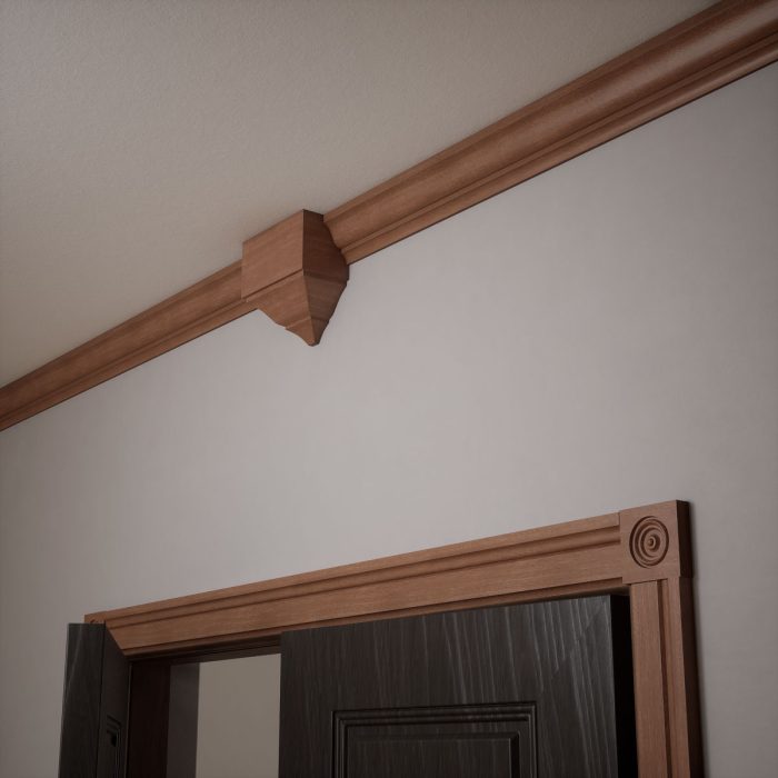 Ekena Millwork 3 1/2"W x 3 1/2"H x 7/8"P Americraft Solid Hardwood Stain Grade Bullseye Rosette with Squared Edge - Image 57