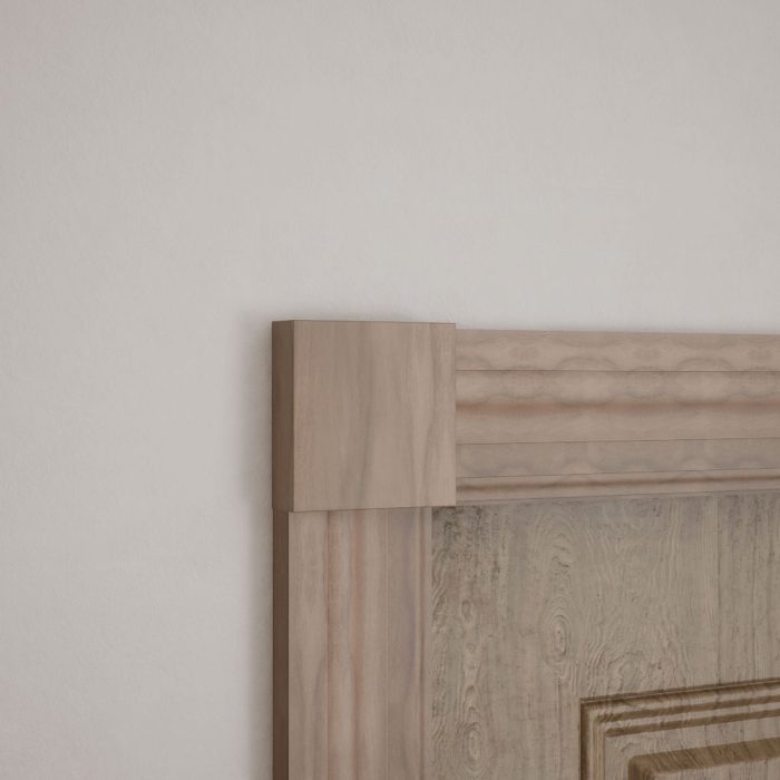 Ekena Millwork 3 3/4"W x 3 3/4"H x 7/8"P Americraft Solid Hardwood Stain Grade Bullseye Rosette with Squared Edge - Image 75