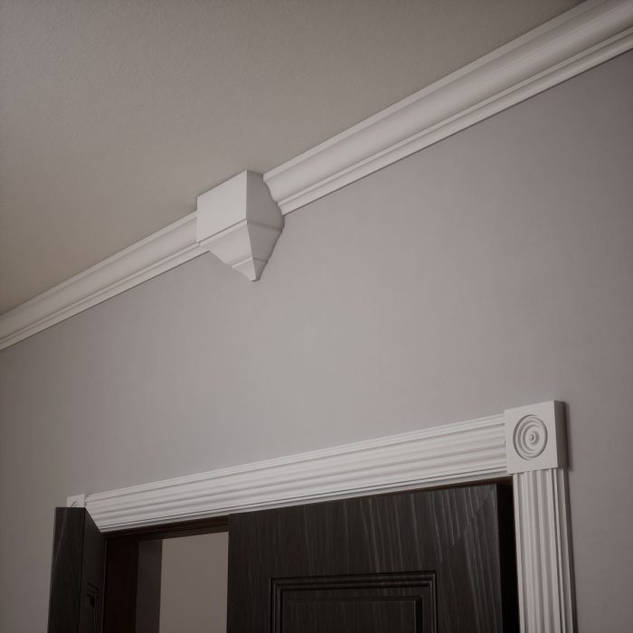 Ekena Millwork 3 3/4"W x 3 3/4"H x 7/8"P Americraft Solid Hardwood Stain Grade Bullseye Rosette with Squared Edge - Image 97