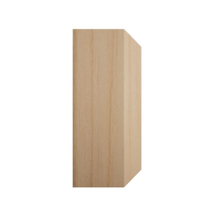 Ekena Millwork 2 1/2"W x 2 1/2"H x 7/8"P Americraft Solid Hardwood Stain Grade Standard Smooth Rosette with Beveled Edge - Image 4