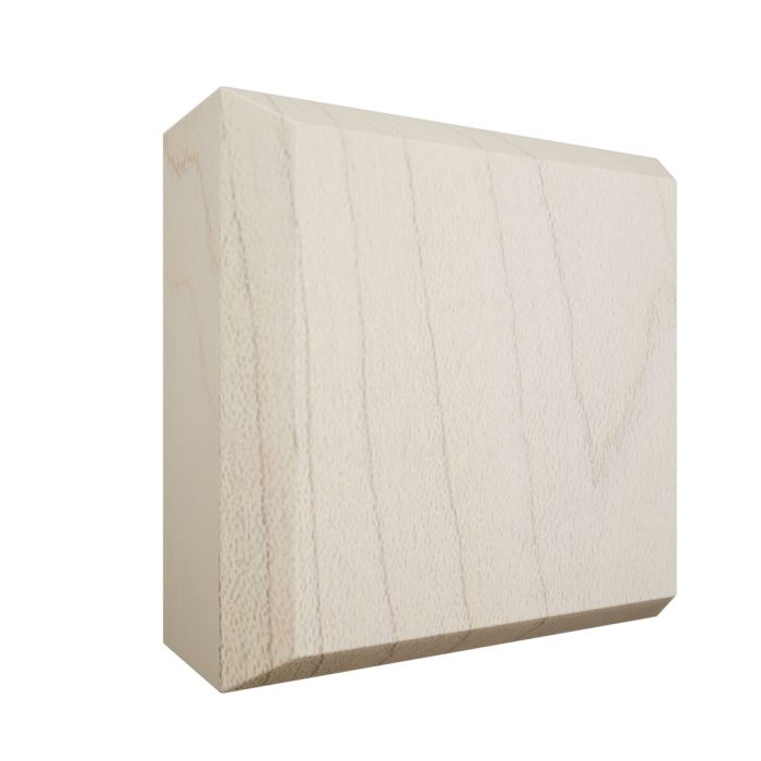 Ekena Millwork 2 1/2"W x 2 1/2"H x 7/8"P Americraft Solid Hardwood Stain Grade Standard Smooth Rosette with Beveled Edge - Image 33