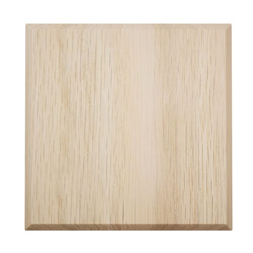 Americraft ROSSB3 Solid Grade Standard Smooth Rosette Beveled Edge