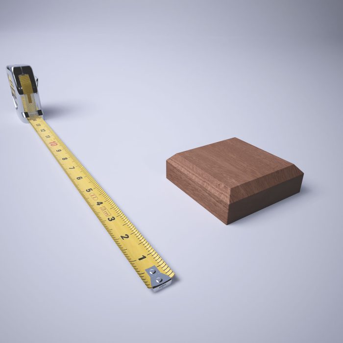 Ekena Millwork 3 1/2"W x 3 1/2"H x 7/8"P Americraft Solid Hardwood Stain Grade Standard Smooth Rosette with Beveled Edge - Image 57