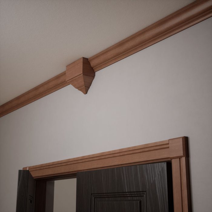 Ekena Millwork 3 1/2"W x 3 1/2"H x 7/8"P Americraft Solid Hardwood Stain Grade Standard Smooth Rosette with Beveled Edge - Image 60