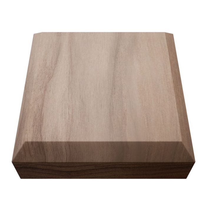 Ekena Millwork 3 1/2"W x 3 1/2"H x 7/8"P Americraft Solid Hardwood Stain Grade Standard Smooth Rosette with Beveled Edge - Image 76