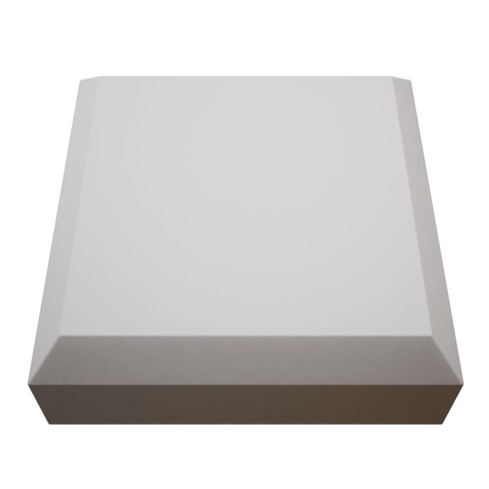 Ekena Millwork 3 1/2"W x 3 1/2"H x 7/8"P Americraft Solid Hardwood Stain Grade Standard Smooth Rosette with Beveled Edge - Image 96