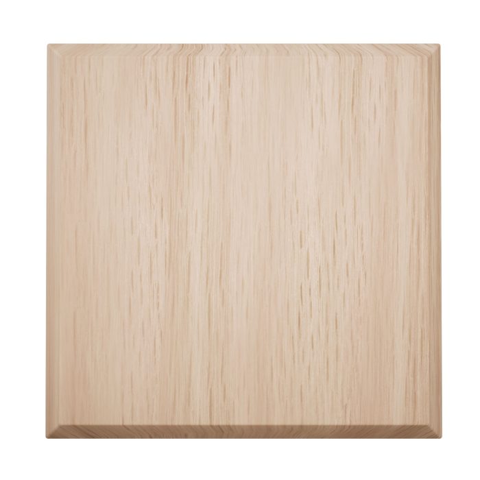 Ekena Millwork 3 3/4"W x 3 3/4"H x 1 1/8"P Americraft Solid Hardwood Stain Grade Standard Smooth Rosette with Beveled Edge - Image 12