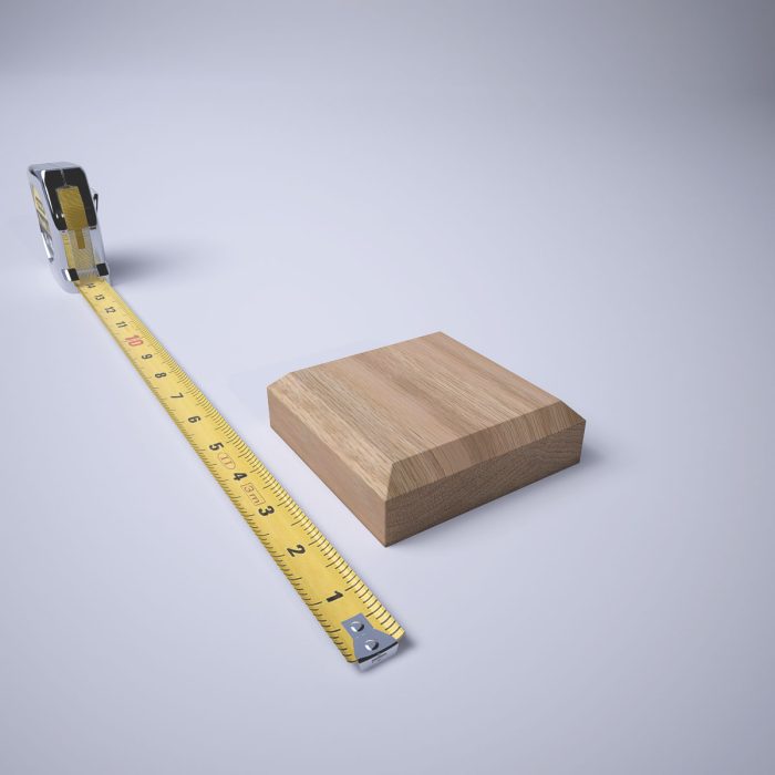 Ekena Millwork 3 3/4"W x 3 3/4"H x 1 1/8"P Americraft Solid Hardwood Stain Grade Standard Smooth Rosette with Beveled Edge - Image 27