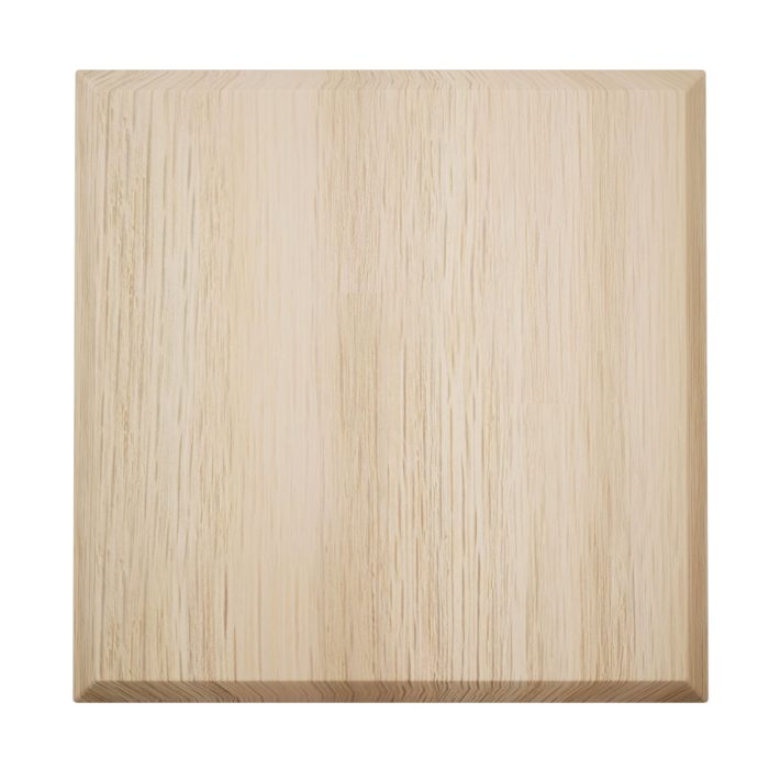 Ekena Millwork 3 3/4"W x 3 3/4"H x 1 1/8"P Americraft Solid Hardwood Stain Grade Standard Smooth Rosette with Beveled Edge - Image 22