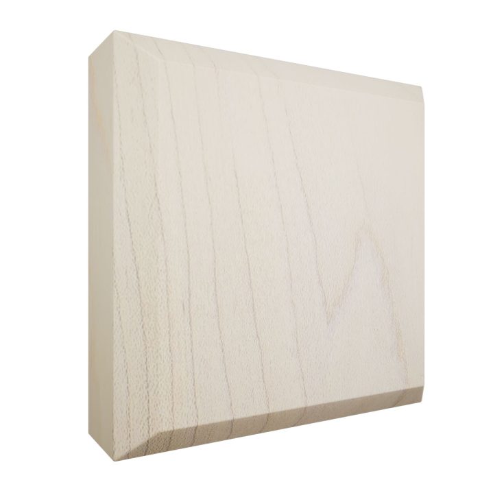 Ekena Millwork 3 3/4"W x 3 3/4"H x 1 1/8"P Americraft Solid Hardwood Stain Grade Standard Smooth Rosette with Beveled Edge - Image 33