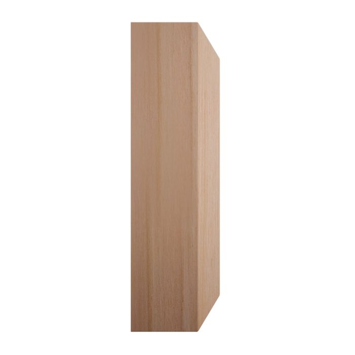 Ekena Millwork 3 3/4"W x 3 3/4"H x 1 1/8"P Americraft Solid Hardwood Stain Grade Standard Smooth Rosette with Beveled Edge - Image 44