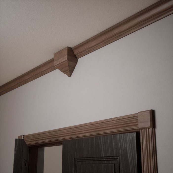 Ekena Millwork 3 3/4"W x 3 3/4"H x 1 1/8"P Americraft Solid Hardwood Stain Grade Standard Smooth Rosette with Beveled Edge - Image 80