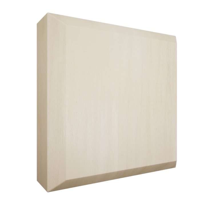 Ekena Millwork 3 3/4"W x 3 3/4"H x 1 1/8"P Americraft Solid Hardwood Stain Grade Standard Smooth Rosette with Beveled Edge - Image 83