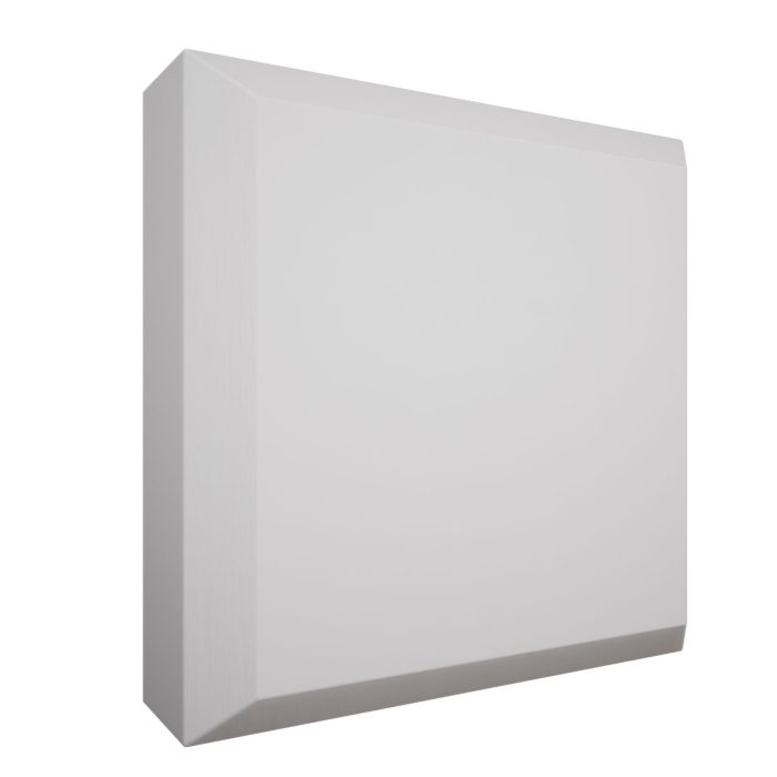 Ekena Millwork 3 3/4"W x 3 3/4"H x 1 1/8"P Americraft Solid Hardwood Stain Grade Standard Smooth Rosette with Beveled Edge - Image 93