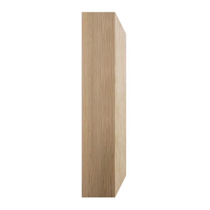 Ekena Millwork 4 1/2"W x 4 1/2"H x 1 1/8"P Americraft Solid Hardwood Stain Grade Standard Smooth Rosette with Beveled Edge - Image 24