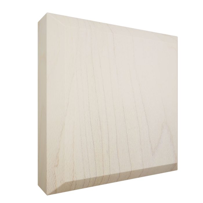 Ekena Millwork 4 1/2"W x 4 1/2"H x 1 1/8"P Americraft Solid Hardwood Stain Grade Standard Smooth Rosette with Beveled Edge - Image 33