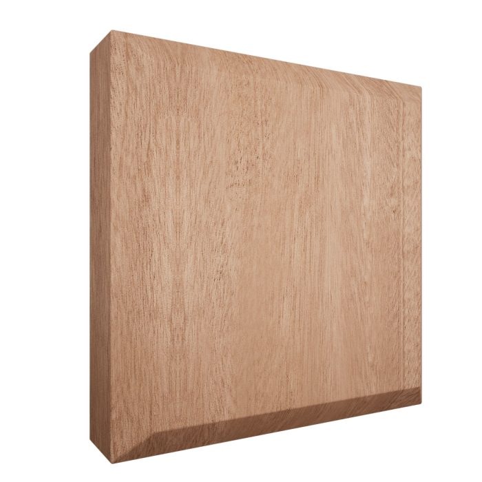 Ekena Millwork 4 1/2"W x 4 1/2"H x 1 1/8"P Americraft Solid Hardwood Stain Grade Standard Smooth Rosette with Beveled Edge - Image 53