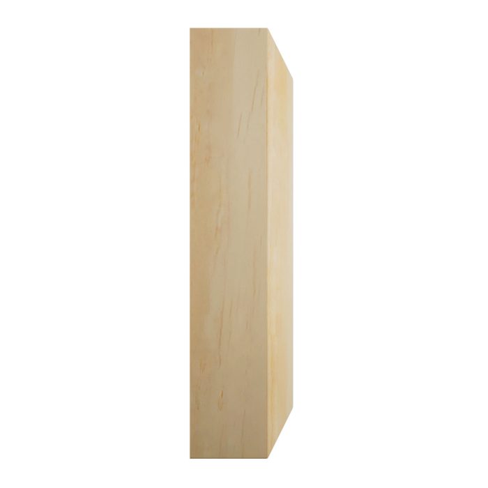Ekena Millwork 4 1/2"W x 4 1/2"H x 1 1/8"P Americraft Solid Hardwood Stain Grade Standard Smooth Rosette with Beveled Edge - Image 64