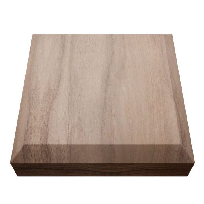 Ekena Millwork 4 1/2"W x 4 1/2"H x 1 1/8"P Americraft Solid Hardwood Stain Grade Standard Smooth Rosette with Beveled Edge - Image 76