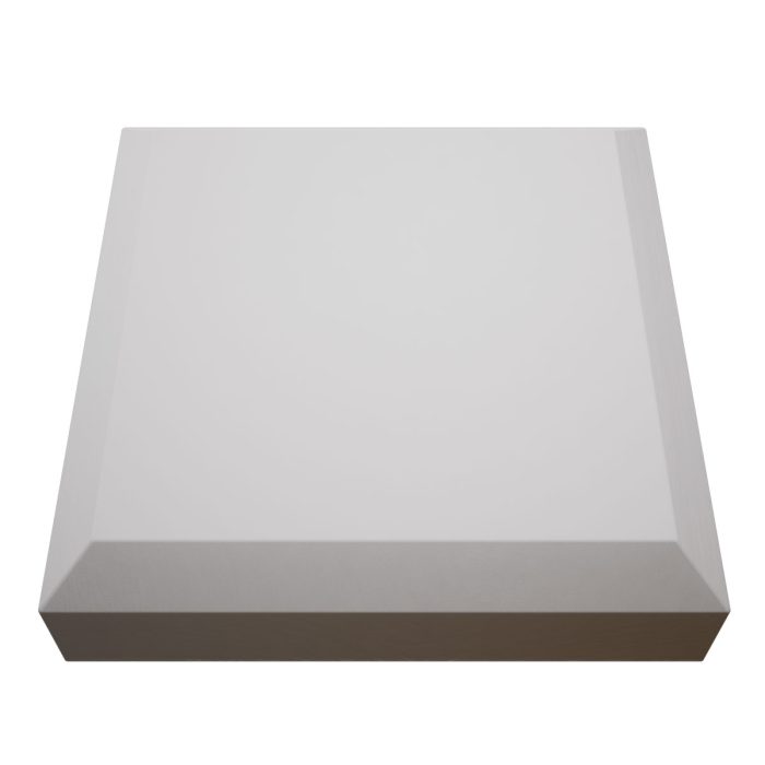 Ekena Millwork 4 1/2"W x 4 1/2"H x 1 1/8"P Americraft Solid Hardwood Stain Grade Standard Smooth Rosette with Beveled Edge - Image 96
