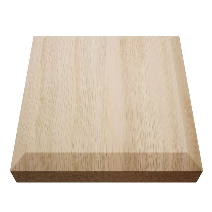 Ekena Millwork 5 1/2"W x 5 1/2"H x 1 1/8"P Americraft Solid Hardwood Stain Grade Standard Smooth Rosette with Beveled Edge - Image 26