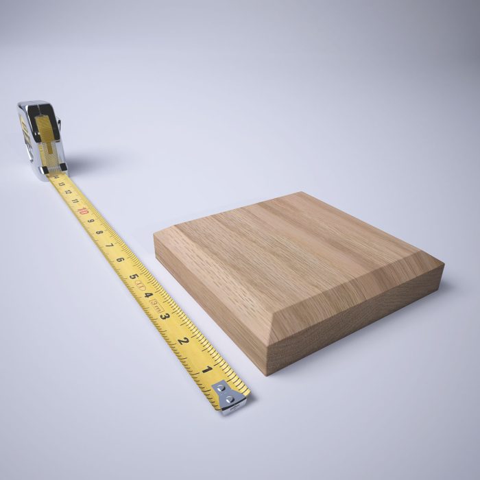 Ekena Millwork 5 1/2"W x 5 1/2"H x 1 1/8"P Americraft Solid Hardwood Stain Grade Standard Smooth Rosette with Beveled Edge - Image 27