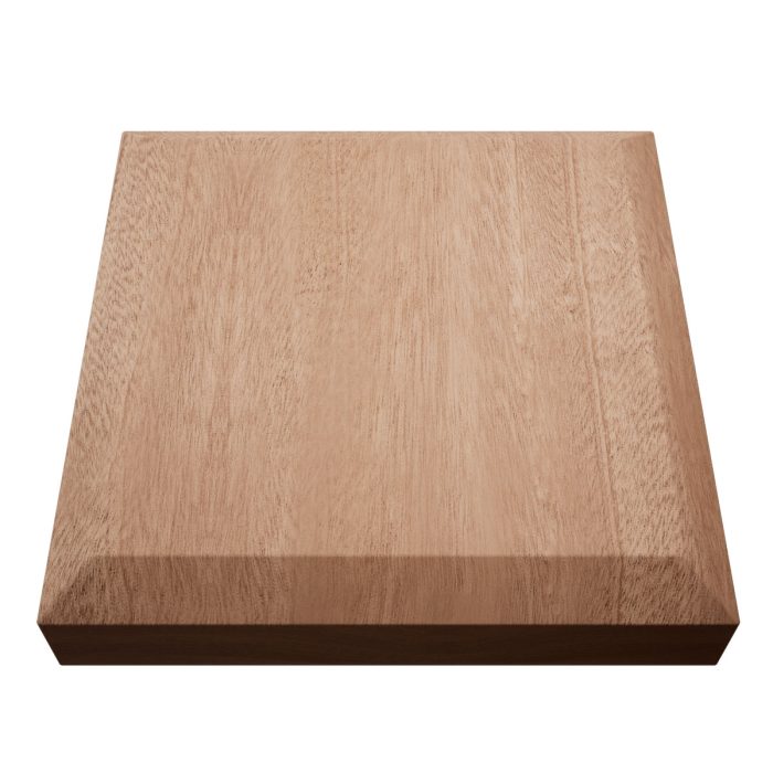 Ekena Millwork 5 1/2"W x 5 1/2"H x 1 1/8"P Americraft Solid Hardwood Stain Grade Standard Smooth Rosette with Beveled Edge - Image 56