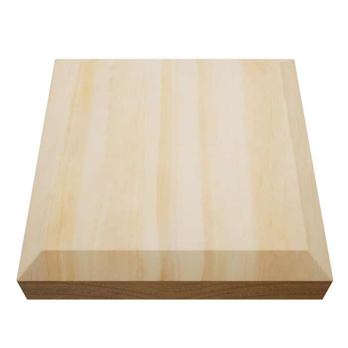 Ekena Millwork 5 1/2"W x 5 1/2"H x 1 1/8"P Americraft Solid Hardwood Stain Grade Standard Smooth Rosette with Beveled Edge - Image 66