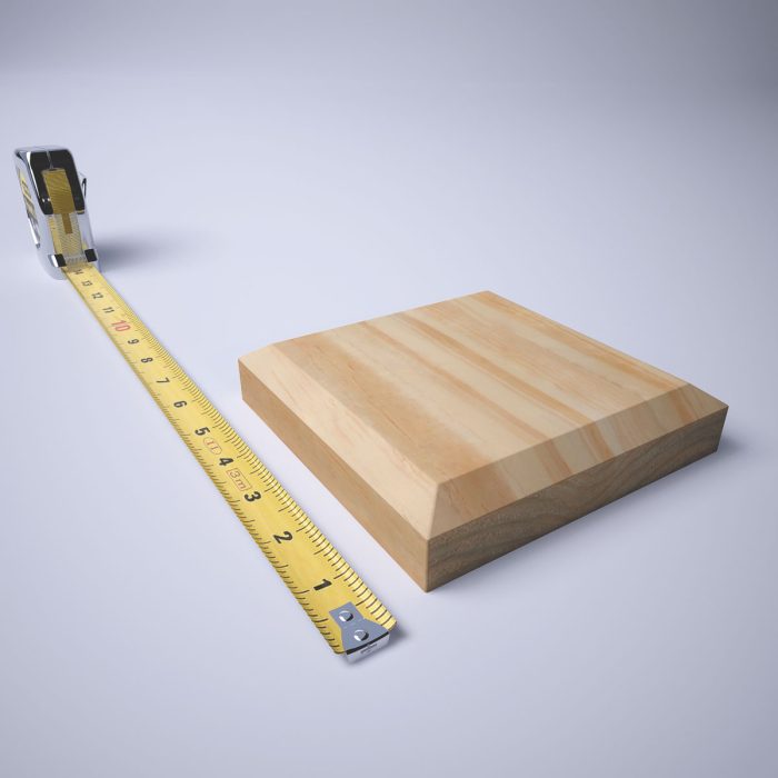 Ekena Millwork 5 1/2"W x 5 1/2"H x 1 1/8"P Americraft Solid Hardwood Stain Grade Standard Smooth Rosette with Beveled Edge - Image 67