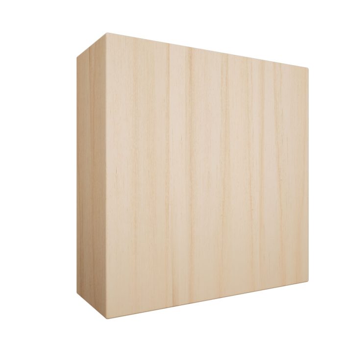 Ekena Millwork 2 1/2"W x 2 1/2"H x 7/8"P Americraft Solid Hardwood Stain Grade Standard Smooth Rosette with Squared Edge - Image 3