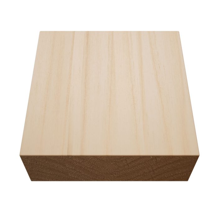Ekena Millwork 2 1/2"W x 2 1/2"H x 7/8"P Americraft Solid Hardwood Stain Grade Standard Smooth Rosette with Squared Edge - Image 6